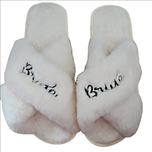 Bride Fuzzy Slippers